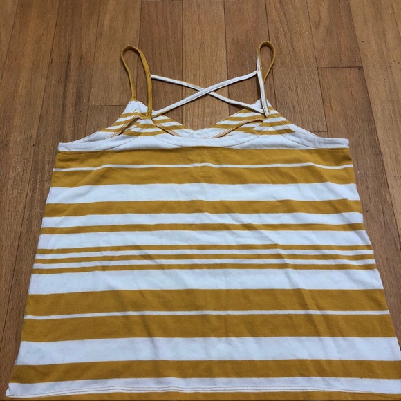 Yellow Tank Top Strappy Cami - Picture 4 of 4